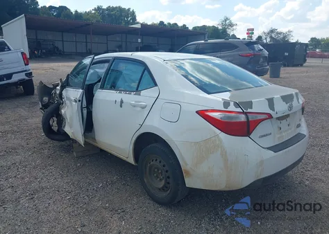 2015 Toyota Corolla Le из США, поврежденный, VIN 5YFBURHE9FP196665